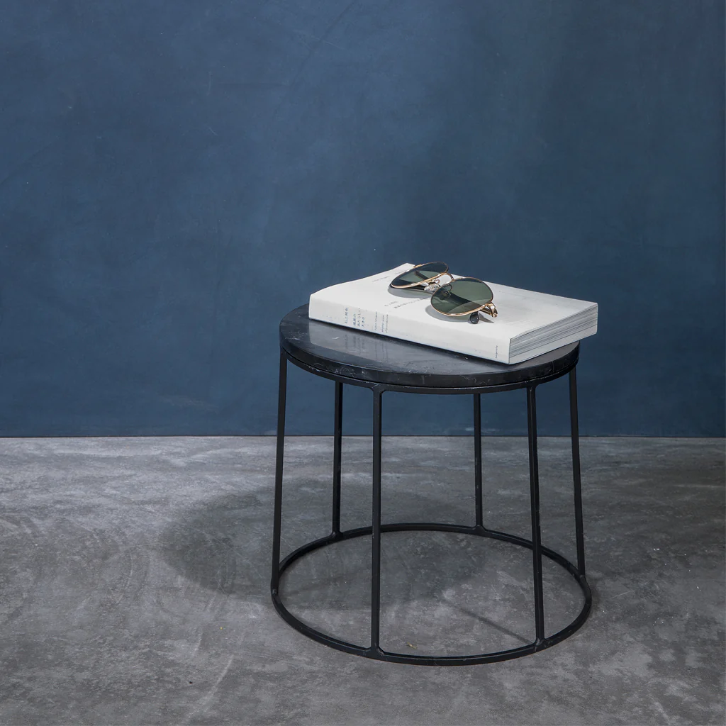 Audo Wire Marble Table Top Black - Image 5