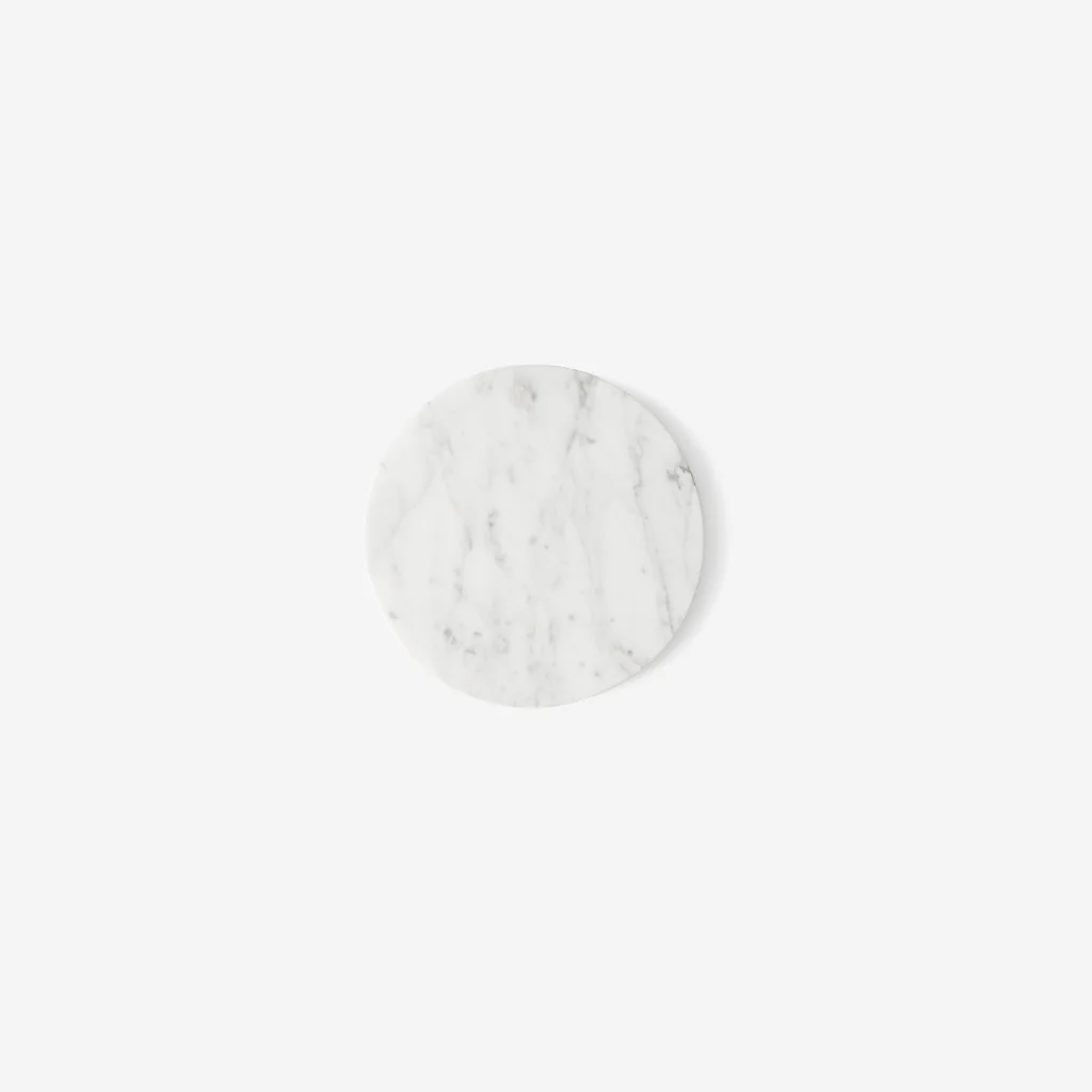 Audo Wire Marble Table Top White