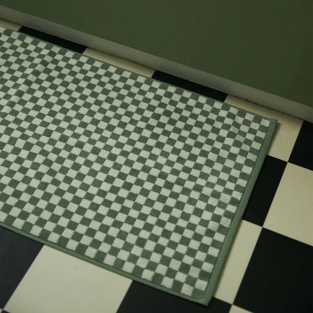 Baina Sage Chalk Beppu Bath Mat - Image 4