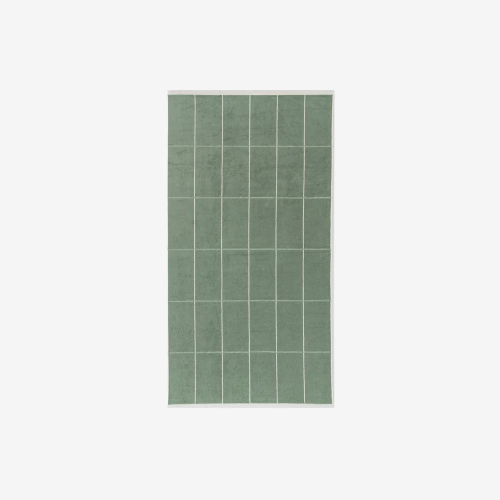 Baina Sage Chalk Miles Bath Sheet