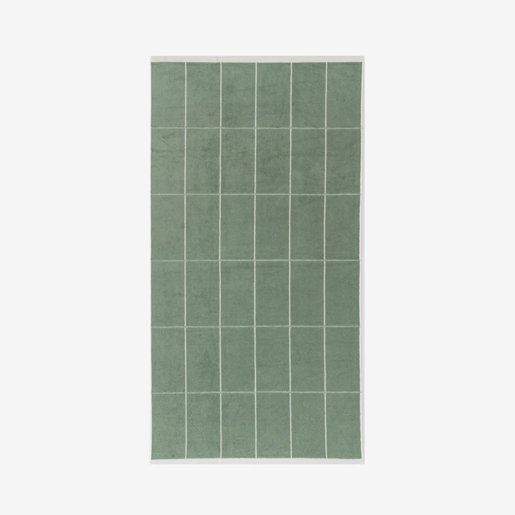 Baina Sage Chalk Miles Bath Sheet - Image 10