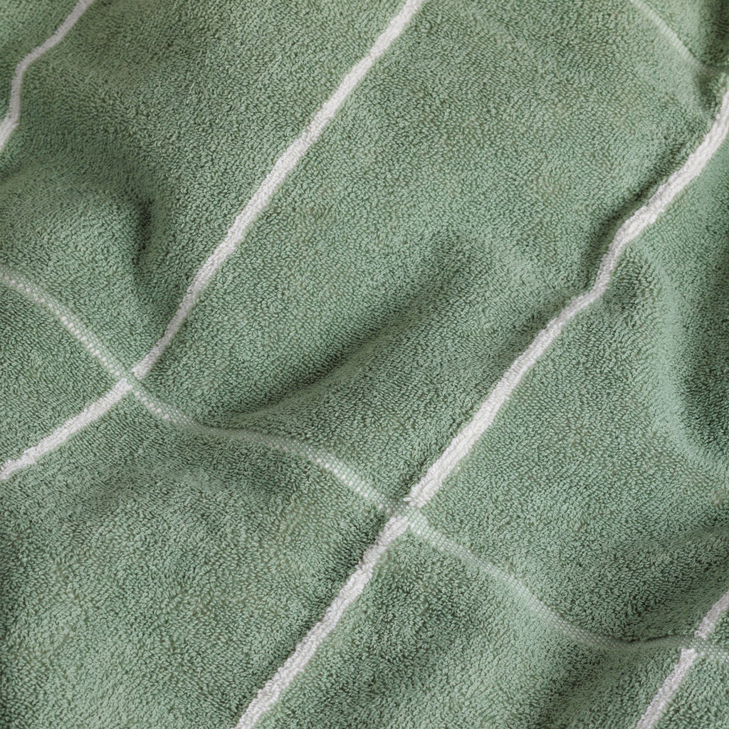 Baina Sage Chalk Miles Bath Sheet - Image 9