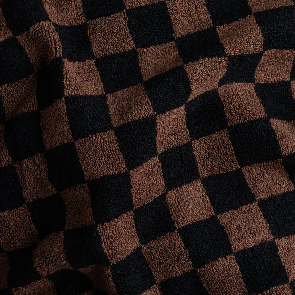 Baina Tabac Noir Roman Pool Towel - Image 4