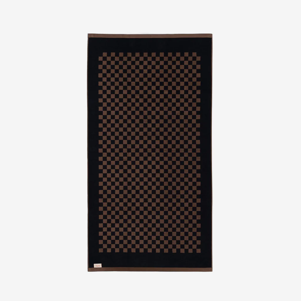 Baina Tabac Noir Roman Pool Towel - Image 5