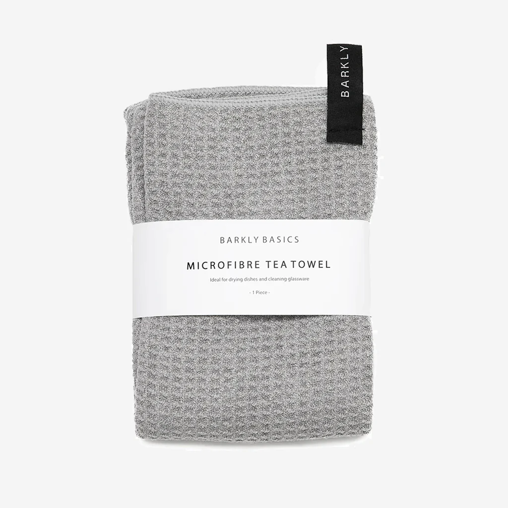 Barkly Basics Grey Microfibre Tea Towel - Image 4