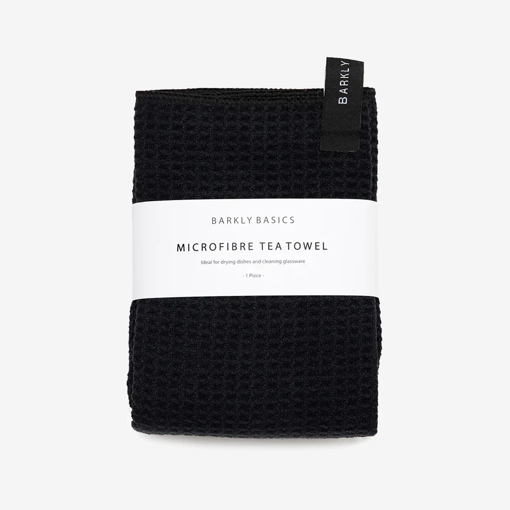 Barkly Basics Black Microfibre Tea Towel - Image 3