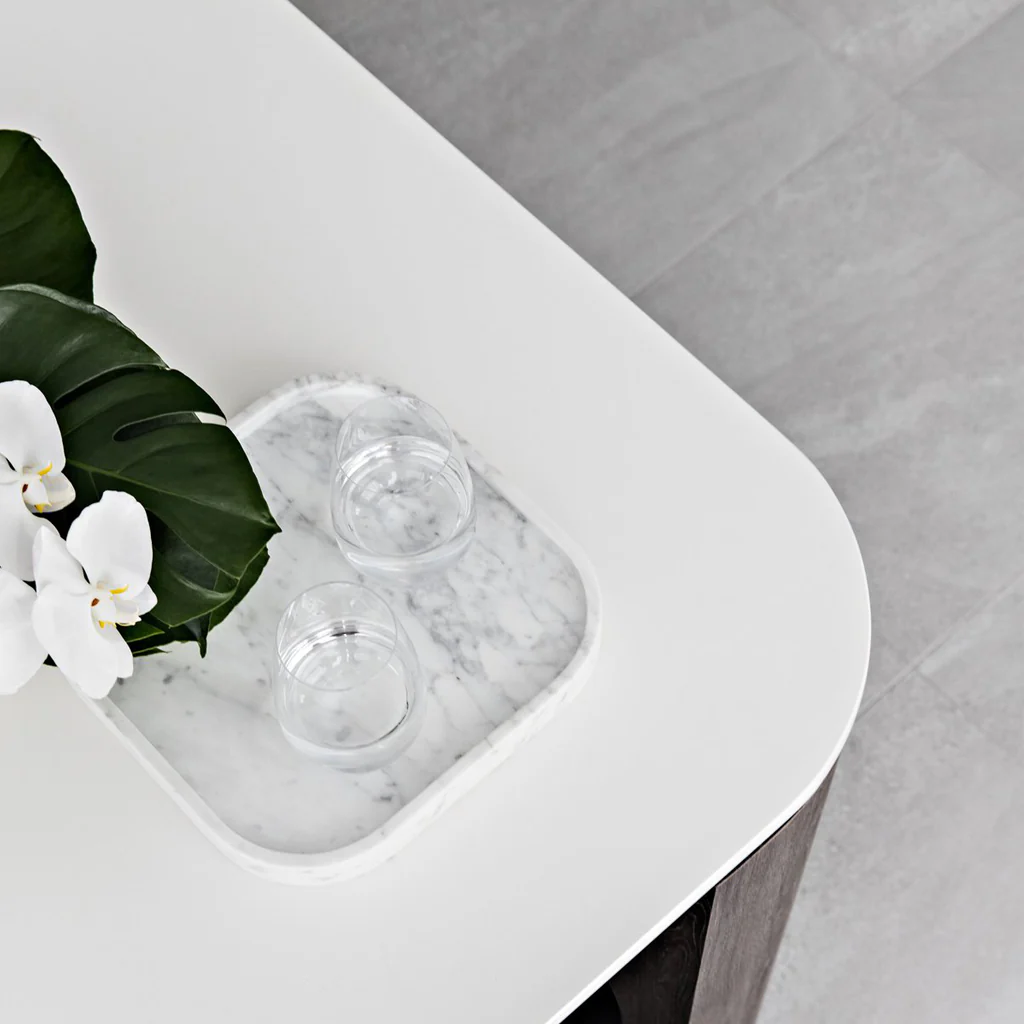 Behr & Co Marble Squircle Tray Carrara - Image 2