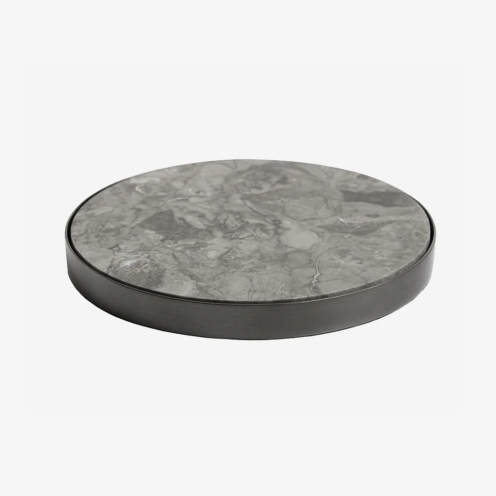 Behr & Co Black Nickel + Grey Tundra Geo Coasters - Image 2