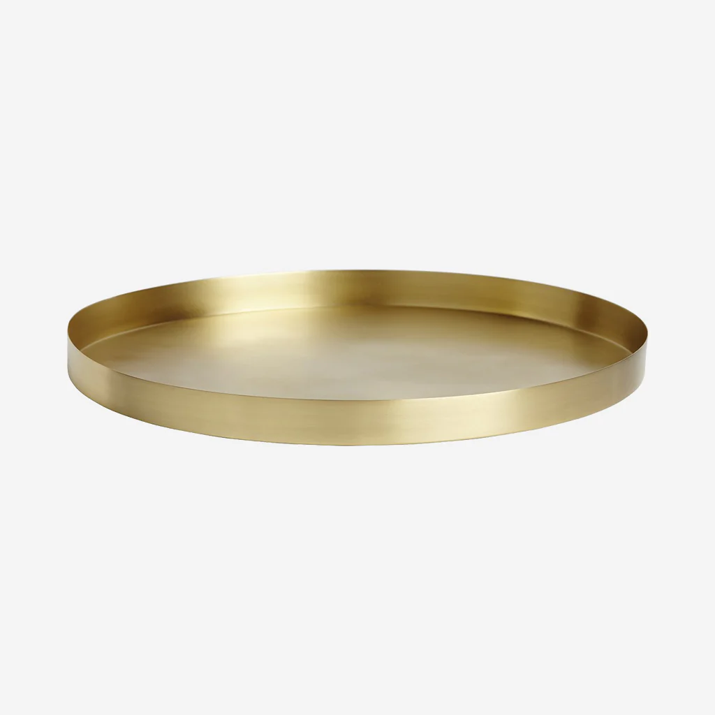 Behr & Co Brass Geo Round Tray - Image 2