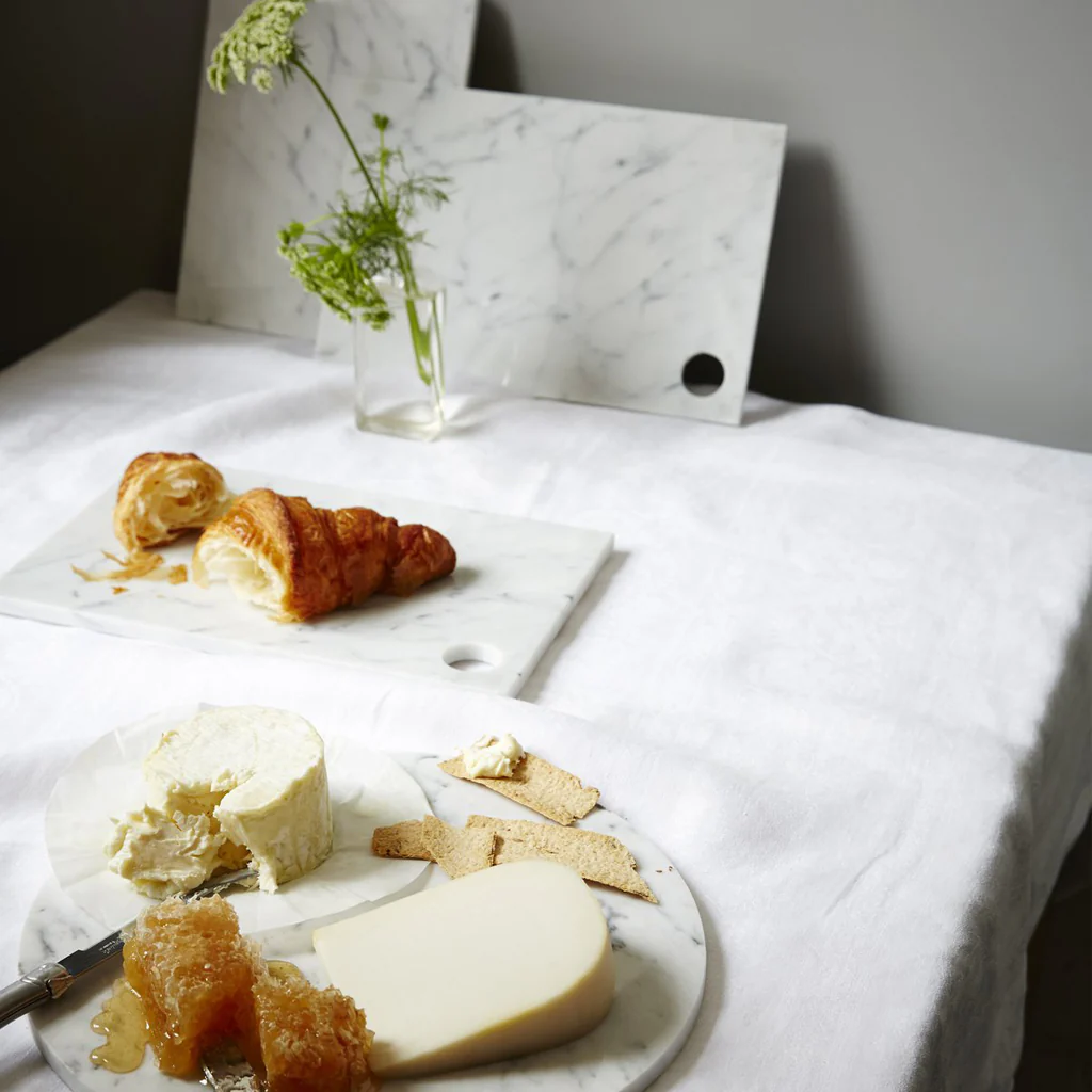 Behr & Co Marble Cheese Board White - Image 2