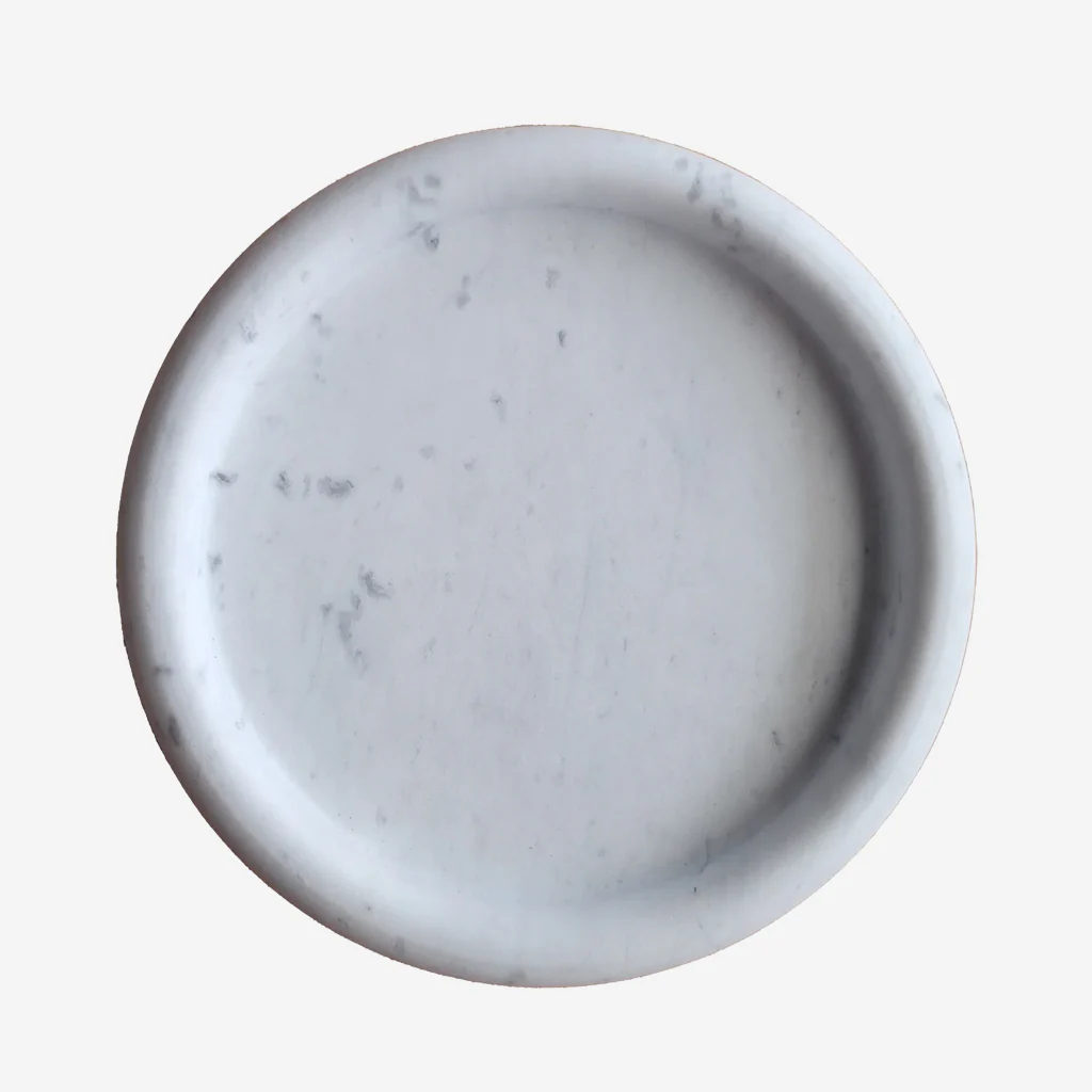 Behr & Co Marble Round Tray Carrara - Image 3
