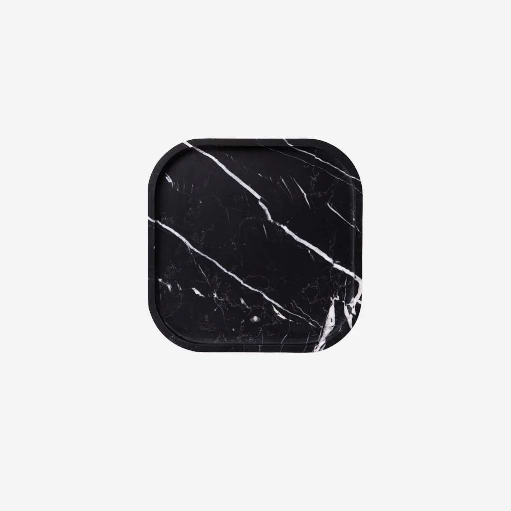 Behr & Co Marble Squircle Tray Nero Marquina