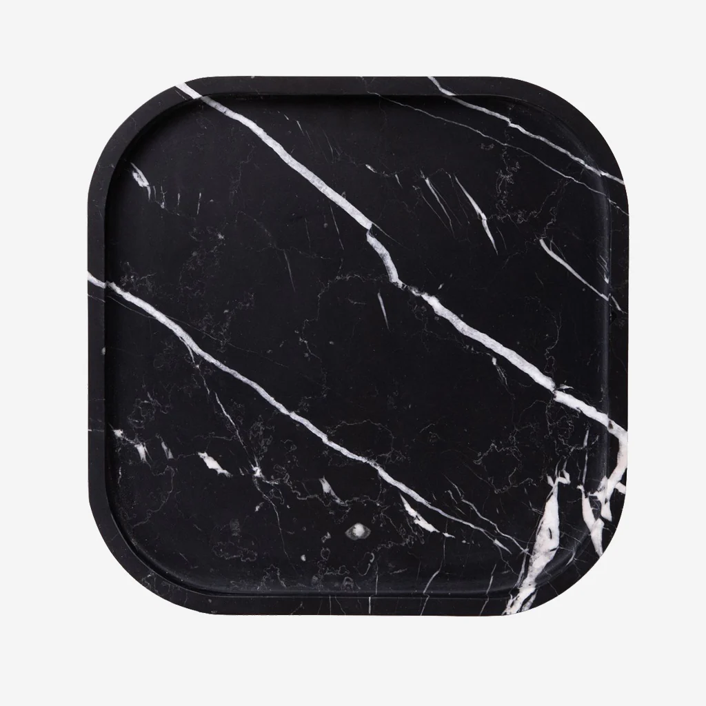 Behr & Co Marble Squircle Tray Nero Marquina - Image 2