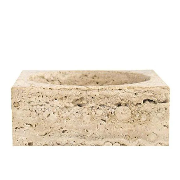 Behr & Co Stone Incense Holder Travertine - Image 3