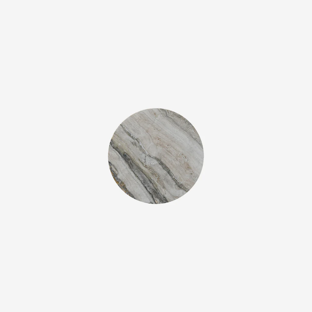 Behr & Co Stone Mini Circle Trivet Dark Travertine