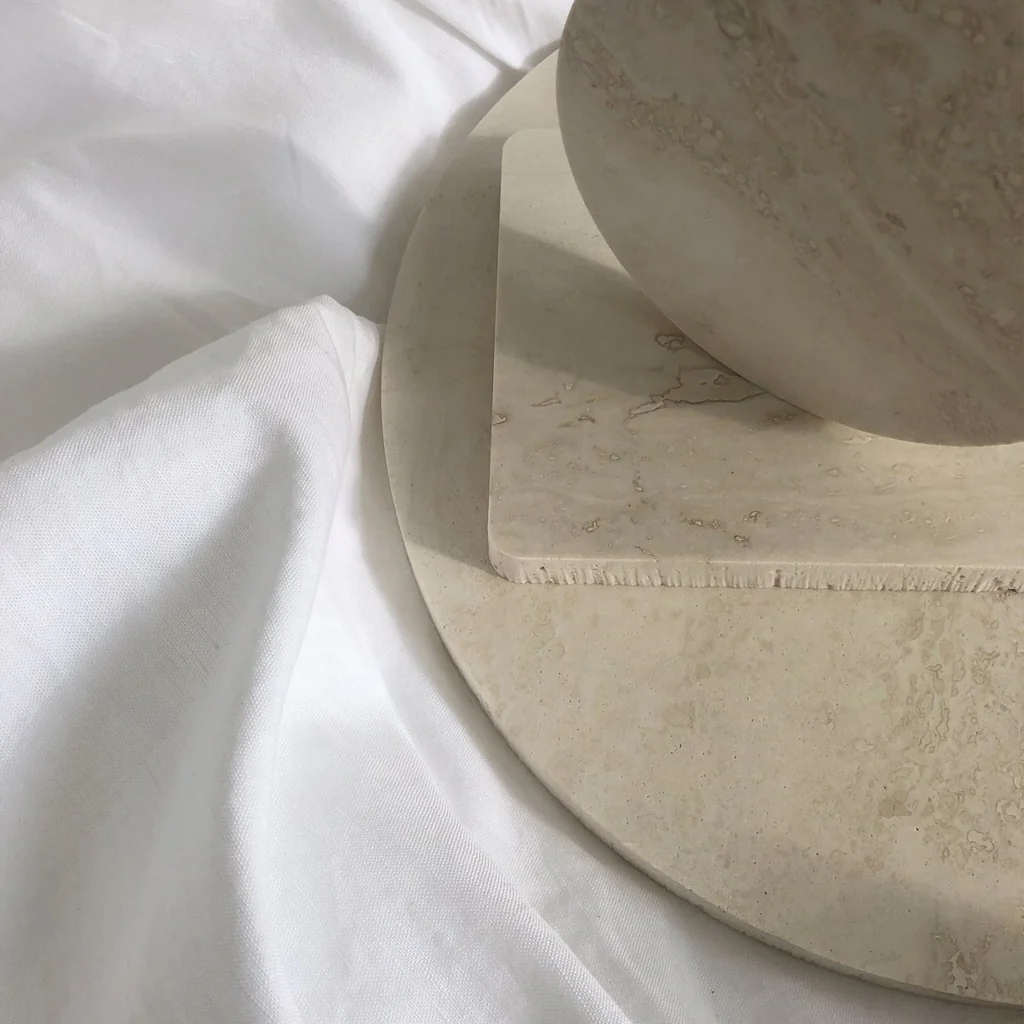 Behr & Co Stone Rectangular Tray Travertine Filled - Image 3