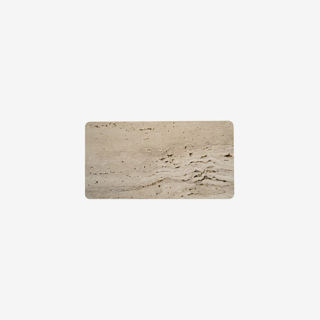 Behr & Co Stone Rectangular Tray Travertine Unfilled