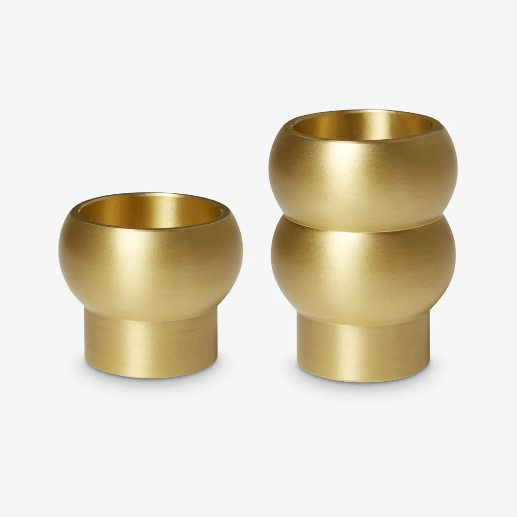 Black Blaze Brass Figure 1 Candle Holder - Image 4