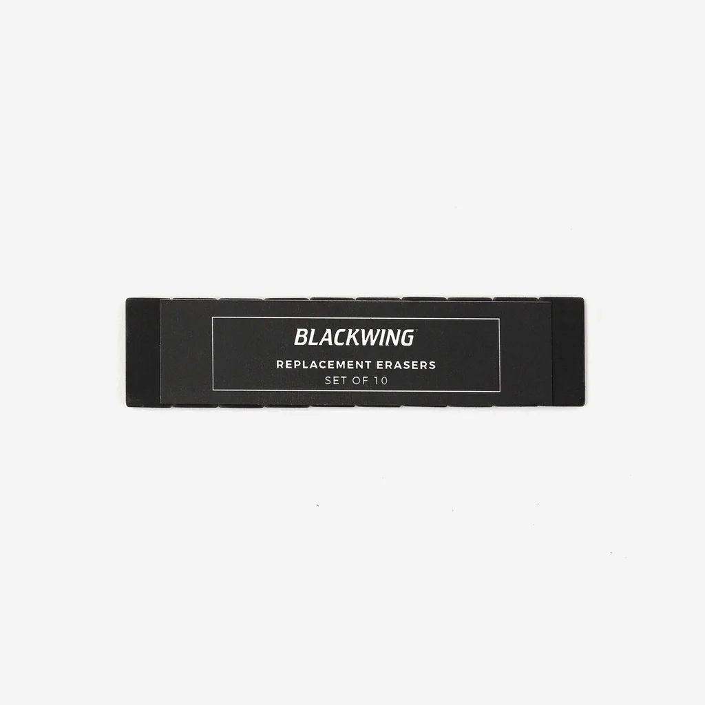 Blackwing Replacement Eraser Pack Black - Image 3