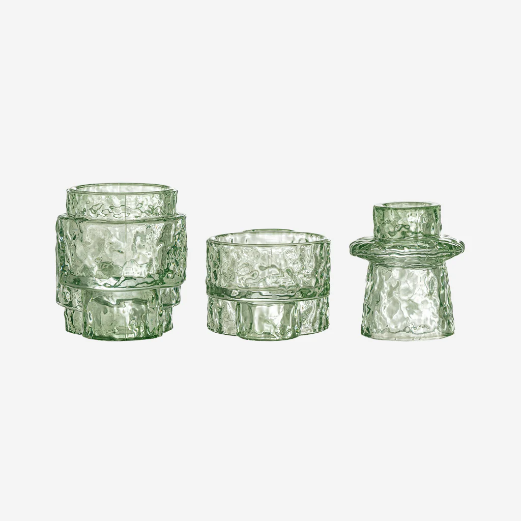 Bloomingville Delphia Glass Candle Holder Set - Image 6
