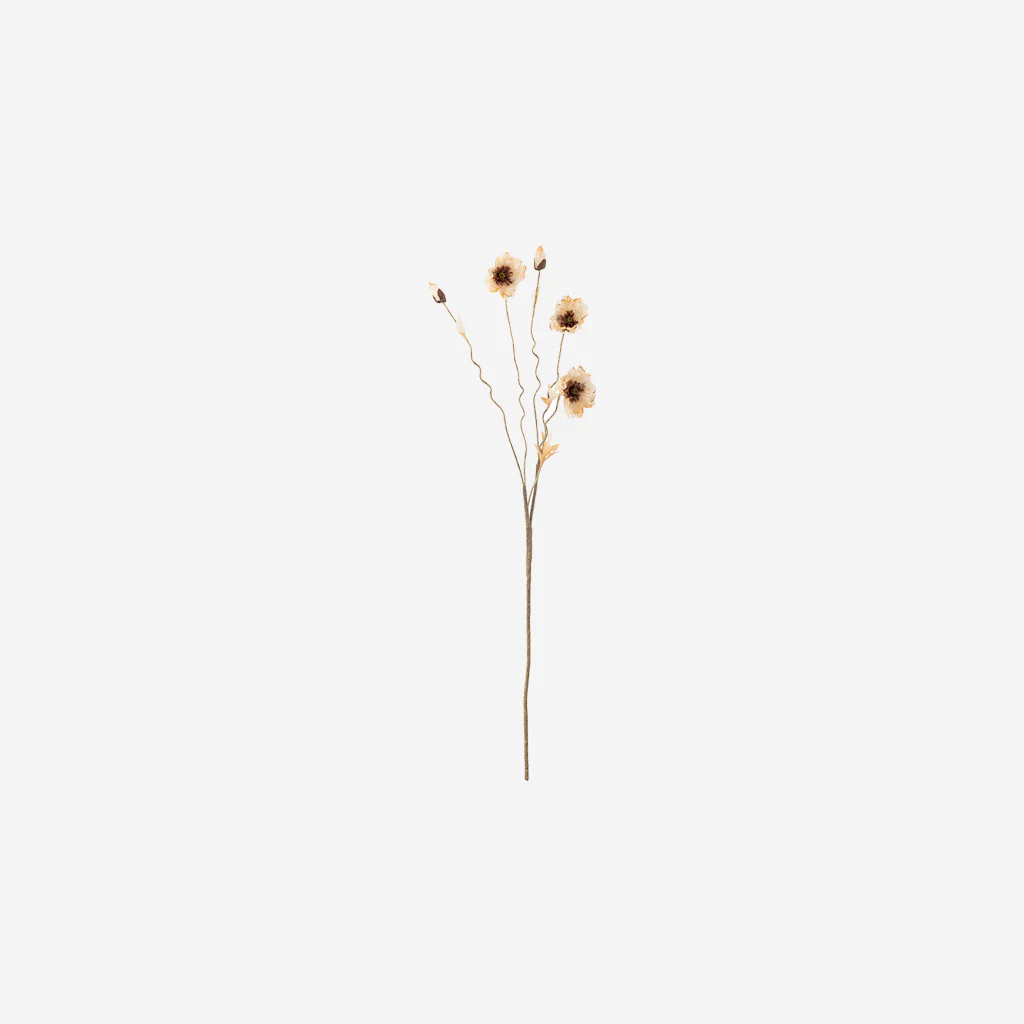 Bloomingville Poppy Flower Stem