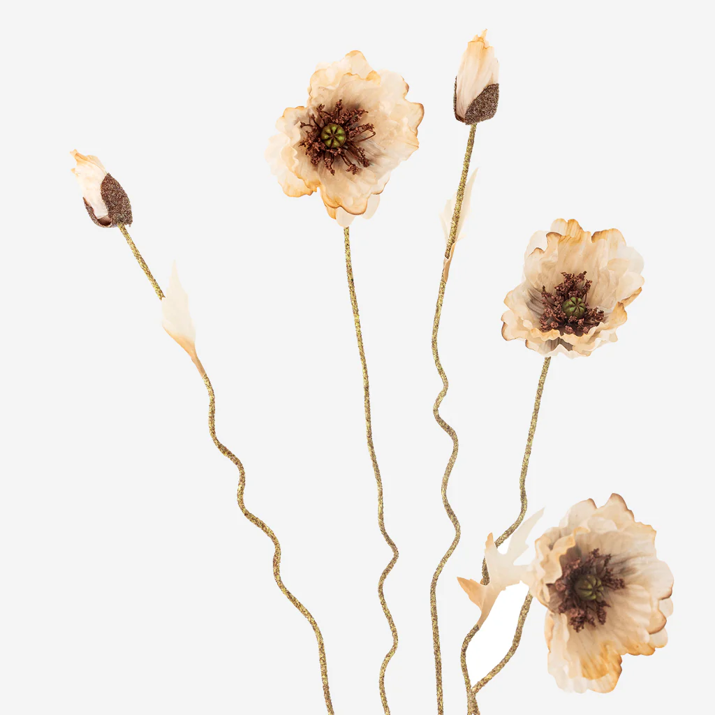 Bloomingville Poppy Flower Stem - Image 3