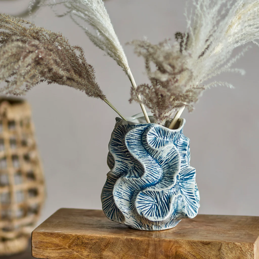 Bloomingville Guxi Vase Blue - Image 2