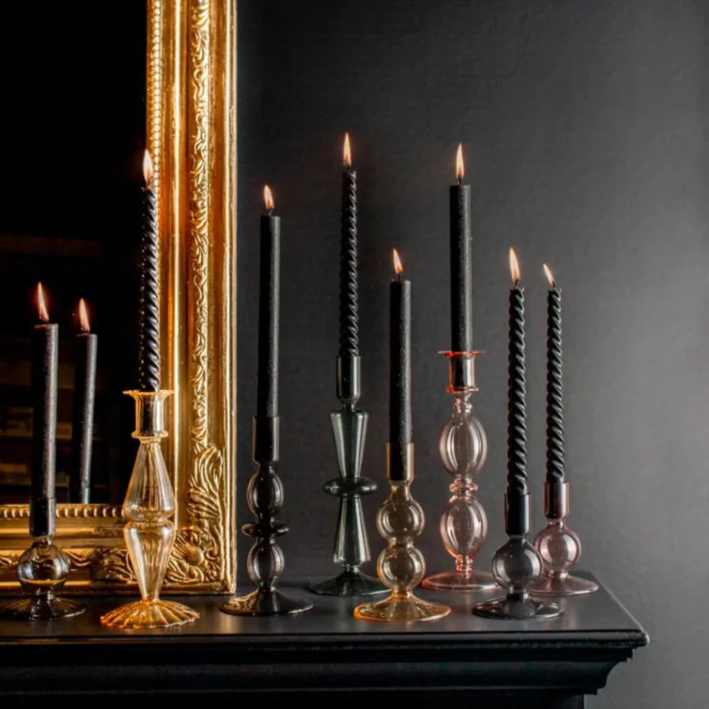 Bloomingville Isse Glass Smoke Candleholder - Image 3