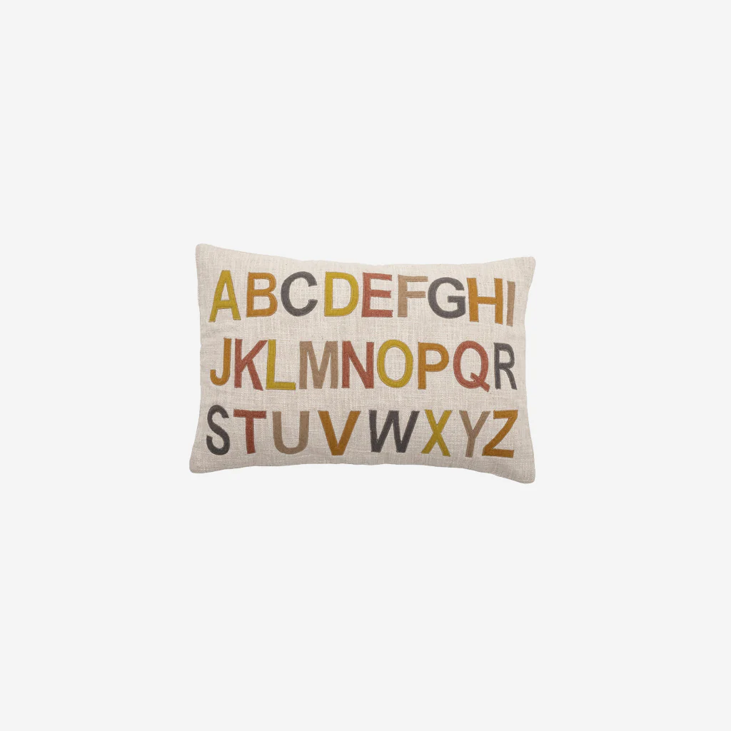Bloomingville Lexi Alphabet Cushion
