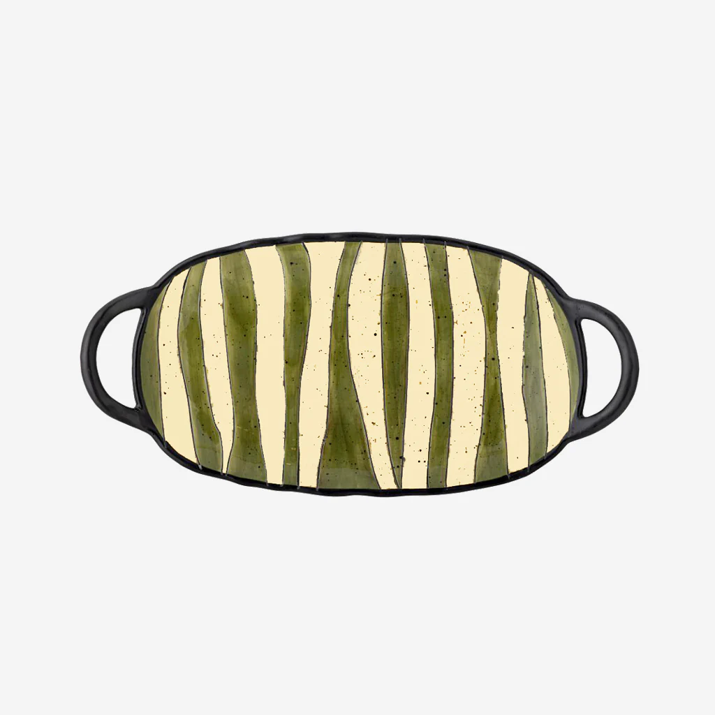 Bloomingville Lilie Serving Plate Green - Image 3