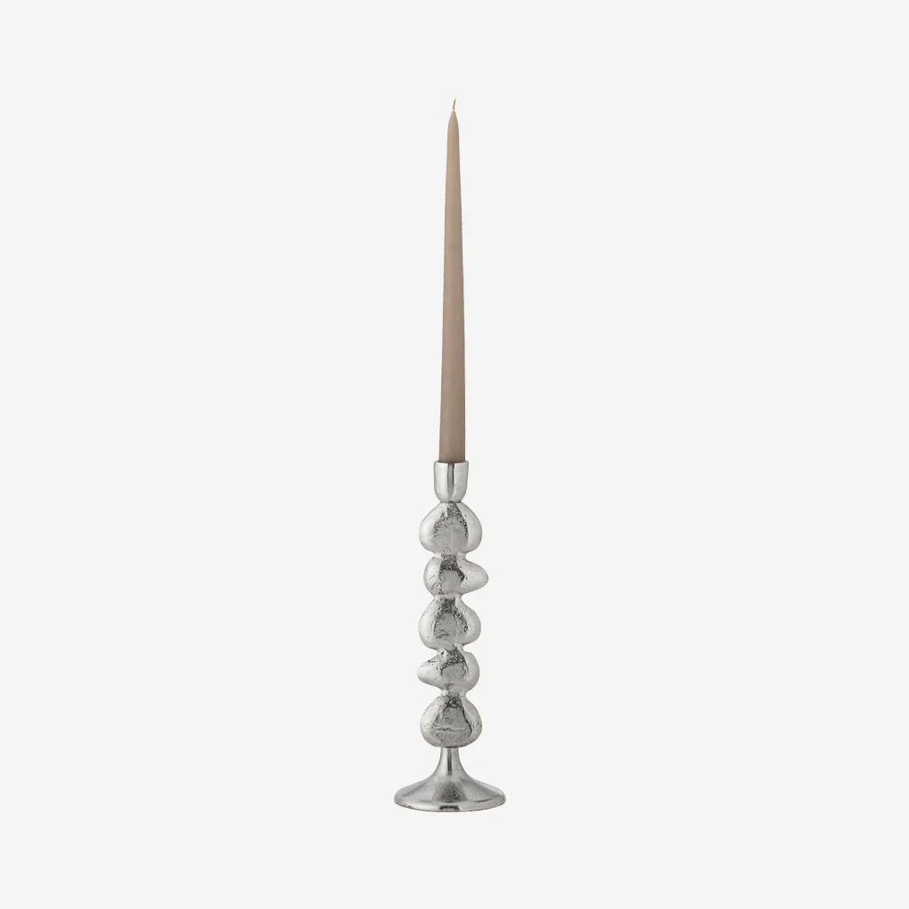 Bloomingville Metina Candle Holder Silver Large - Image 4