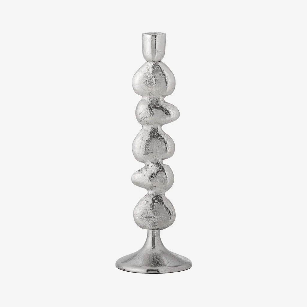 Bloomingville Metina Candle Holder Silver Large - Image 6