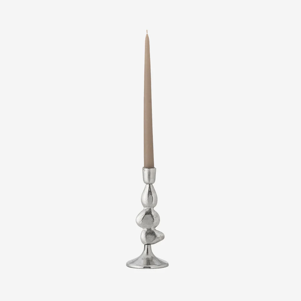 Bloomingville Metina Candle Holder Silver Small - Image 4
