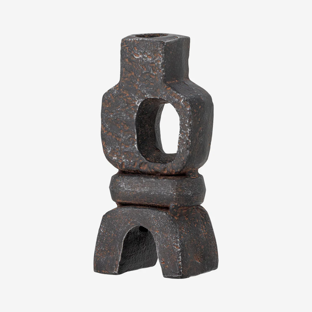 Bloomingville Sanah Candle Holder Black Brown - Image 5