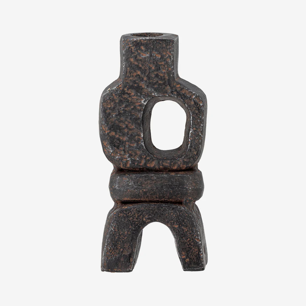 Bloomingville Sanah Candle Holder Black Brown - Image 6