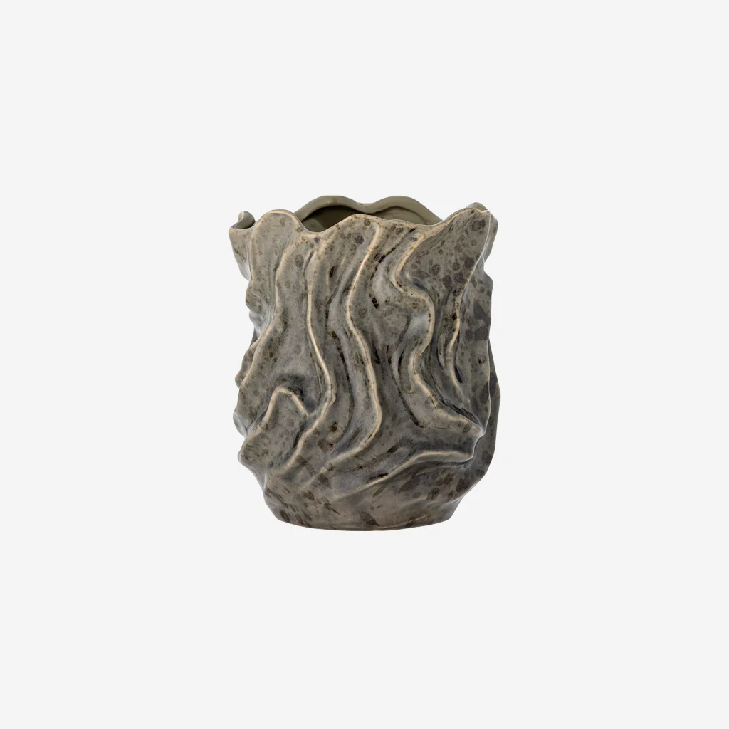 Bloomingville Soumia Deco Vase Grey