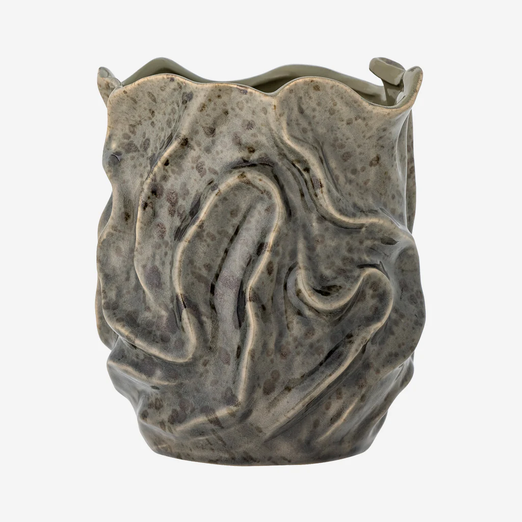Bloomingville Soumia Deco Vase Grey - Image 3