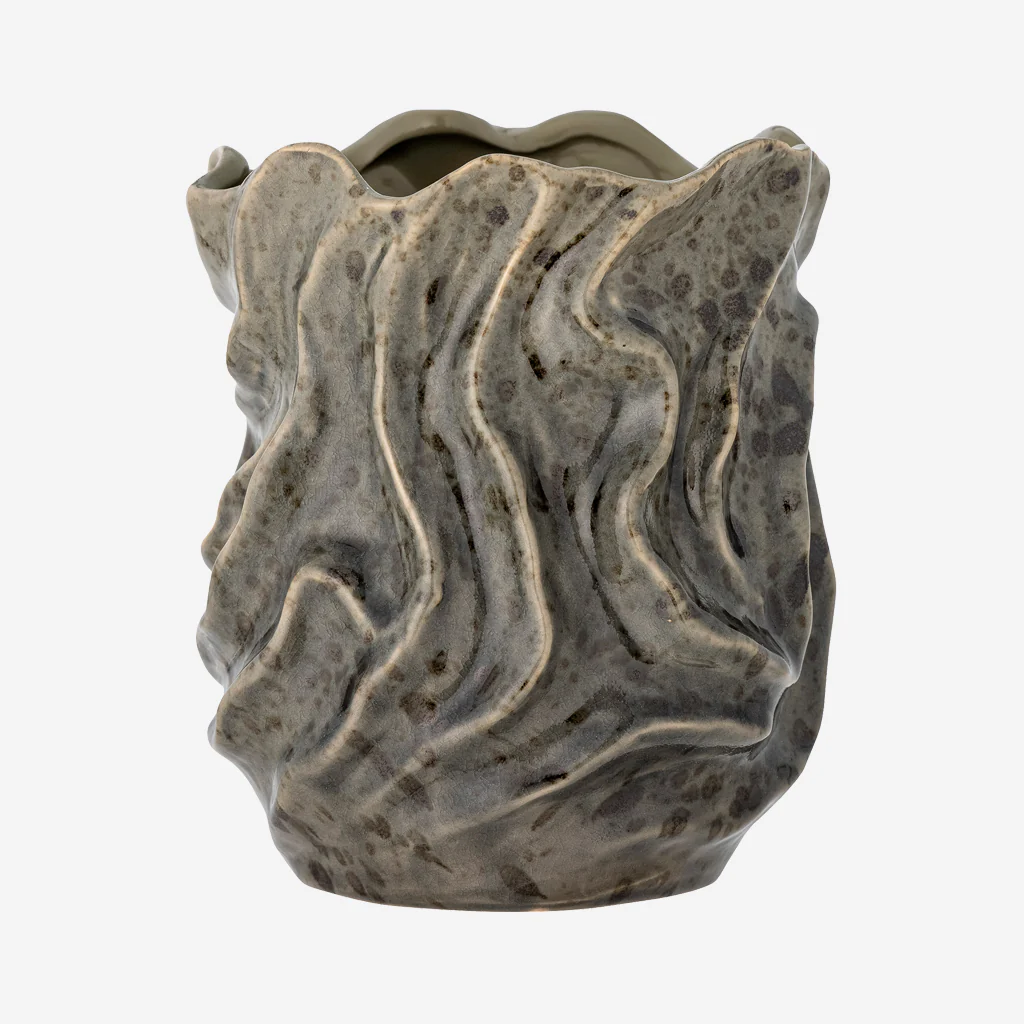 Bloomingville Soumia Deco Vase Grey - Image 4