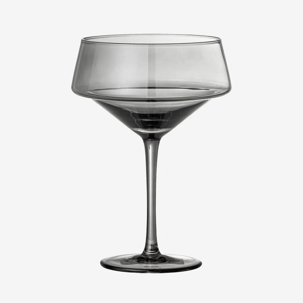 Bloomingville Yvette Smoke Grey Cocktail Glass - Image 2