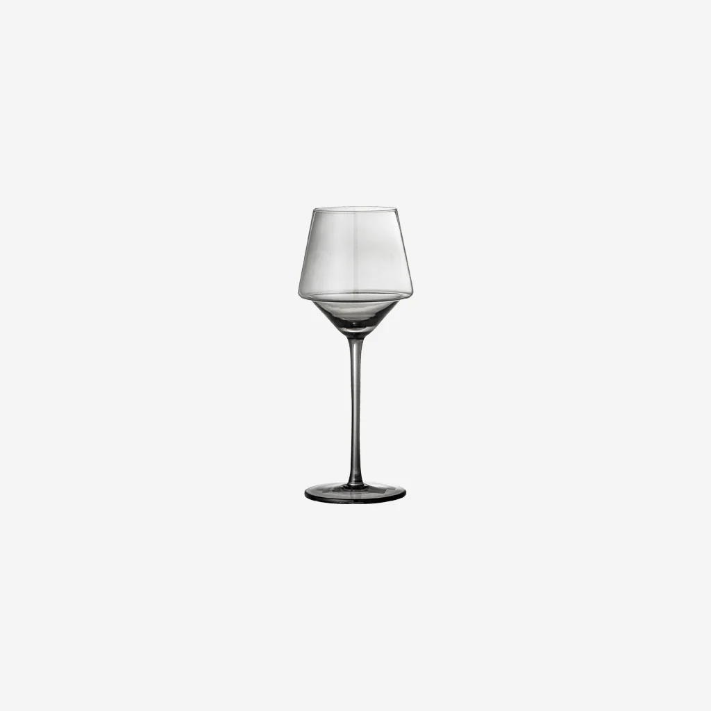 Bloomingville Yvette Smoke Grey Wine Glass Set