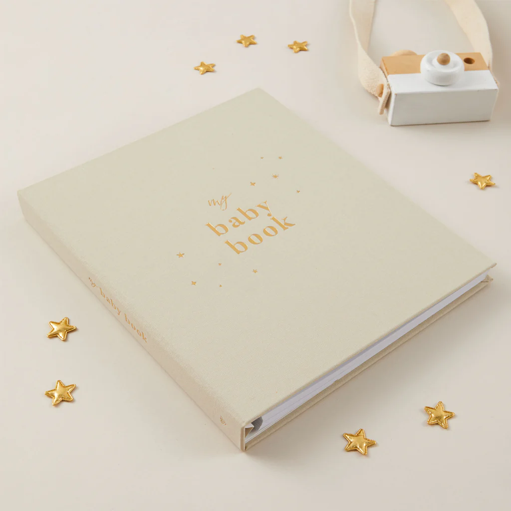 Blush & Gold My Baby Memory Book Pearl - Image 3