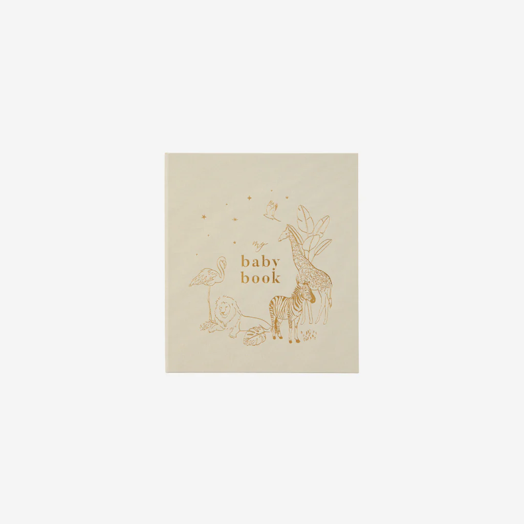 Blush & Gold My Baby Memory Book Pearl Safari