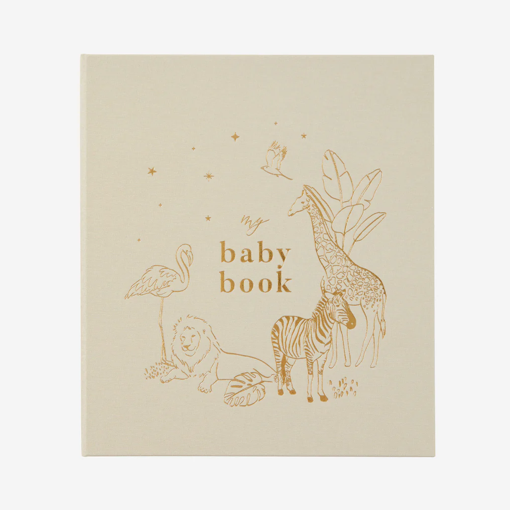 Blush & Gold My Baby Memory Book Pearl Safari - Image 12