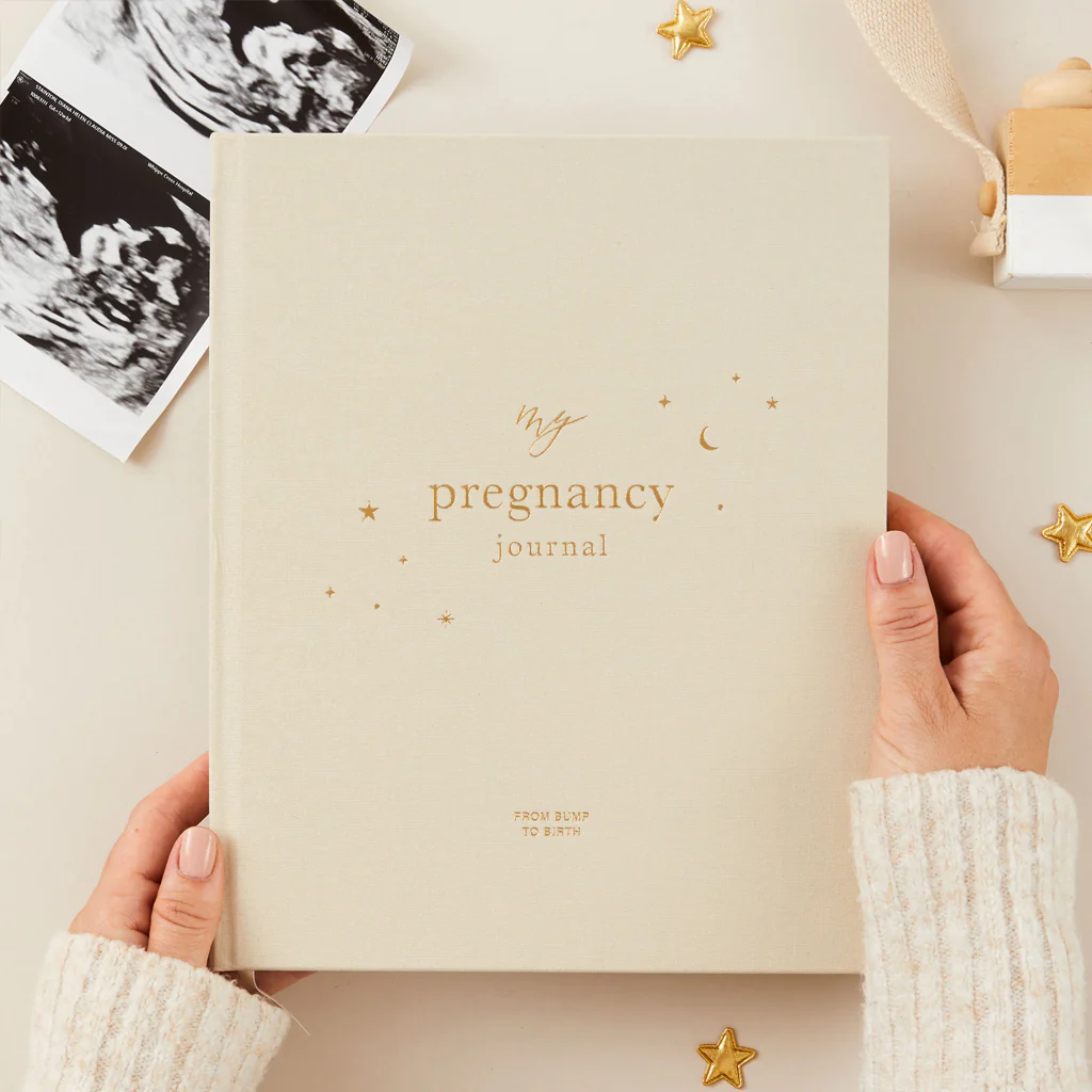 Blush & Gold Pregnancy Journal Ivory Pearl - Image 2