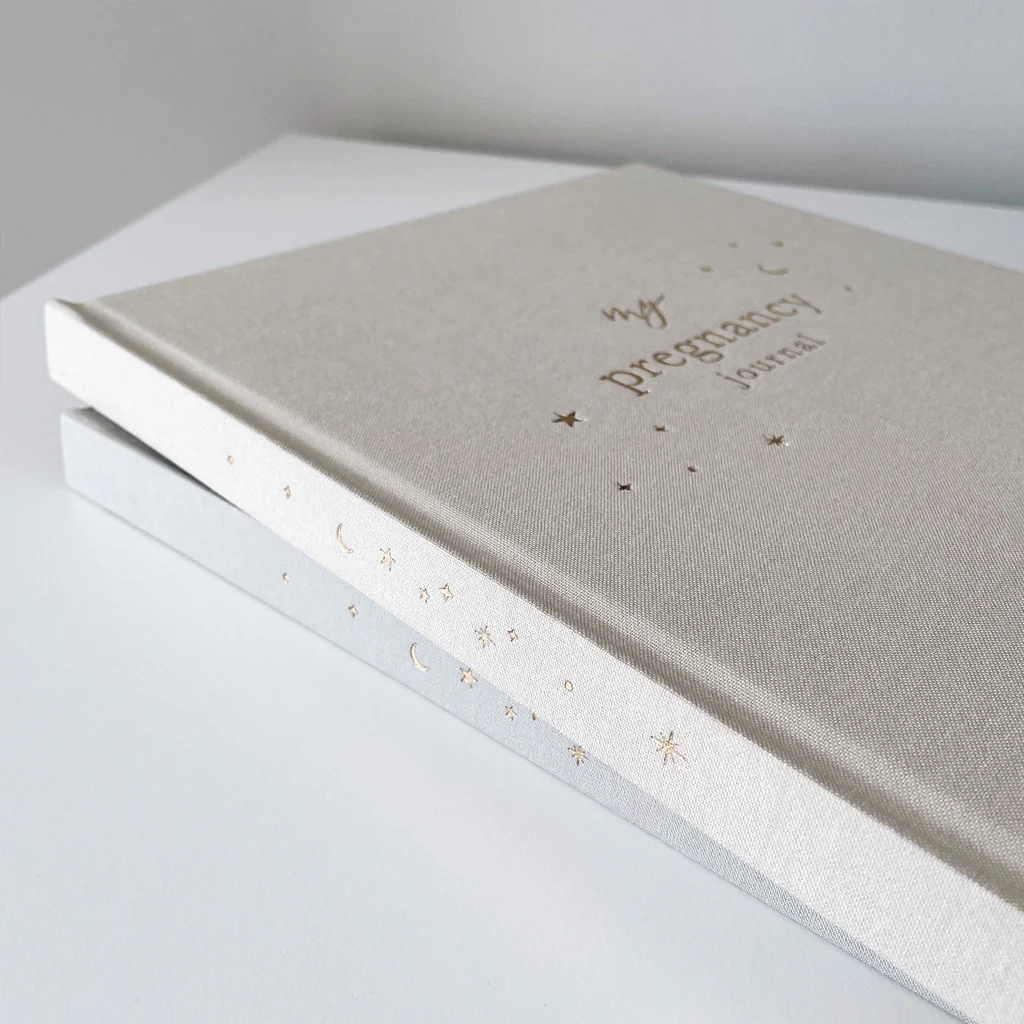 Blush & Gold Pregnancy Journal Ivory Pearl - Image 4