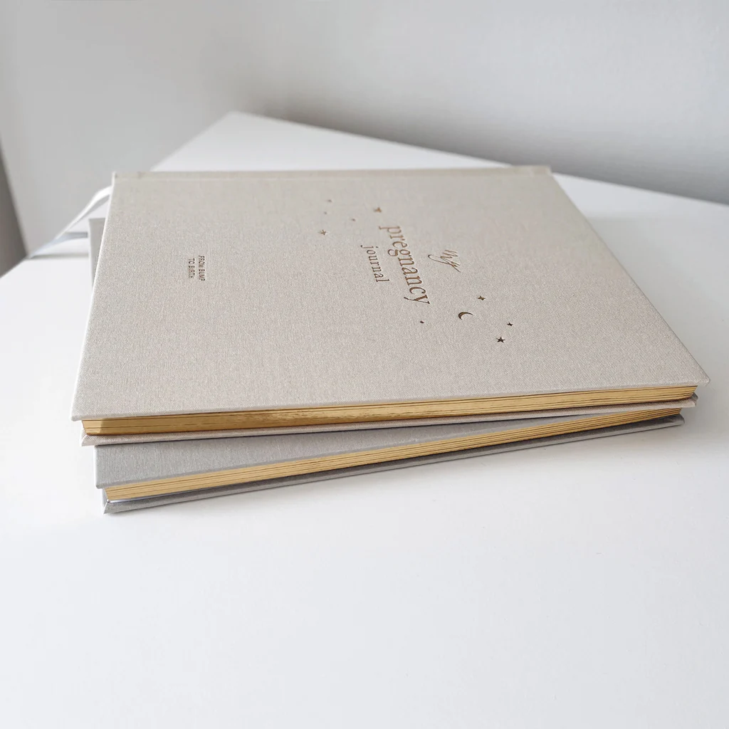 Blush & Gold Pregnancy Journal Ivory Pearl - Image 5