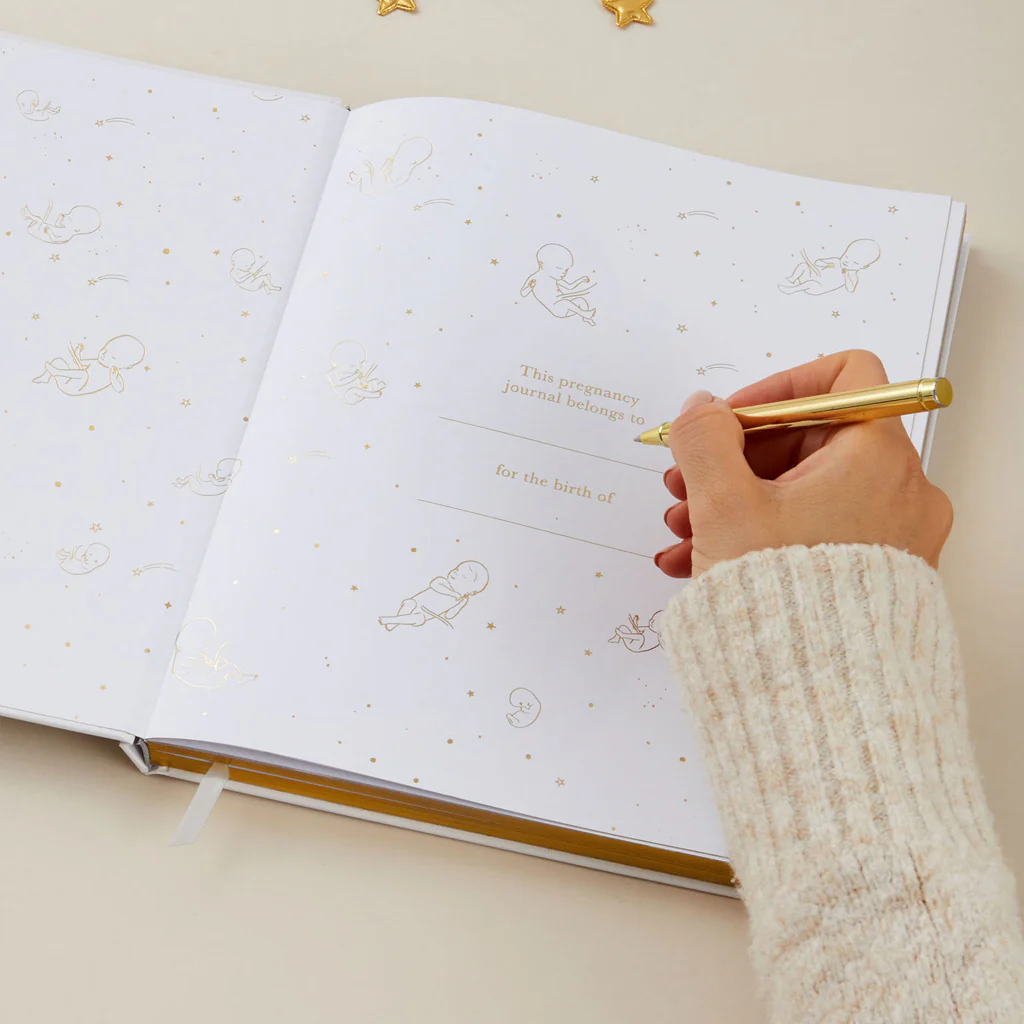 Blush & Gold Pregnancy Journal Grey - Image 12