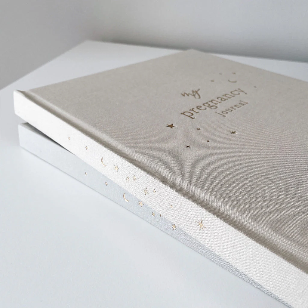 Blush & Gold Pregnancy Journal Grey - Image 5