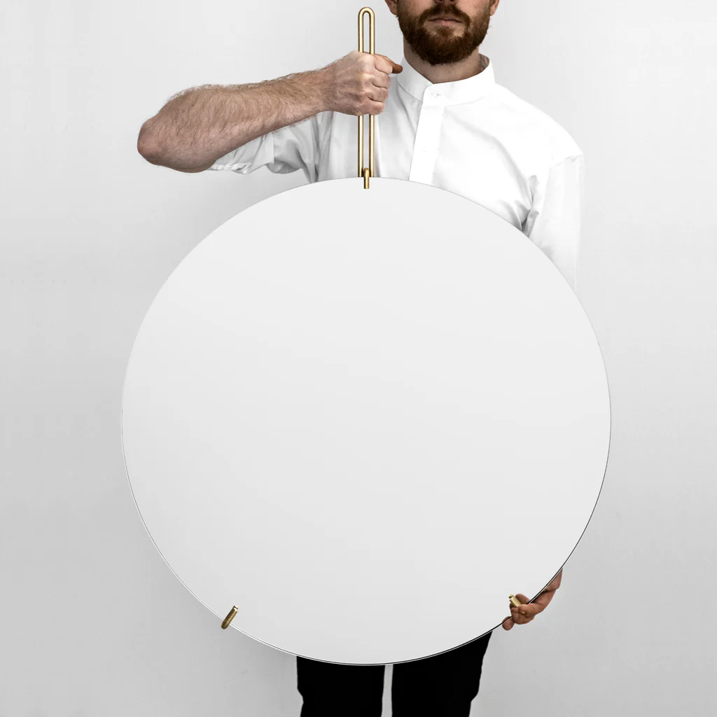 Moebe Wall Mirror Round Brass Ø70cm - Image 5