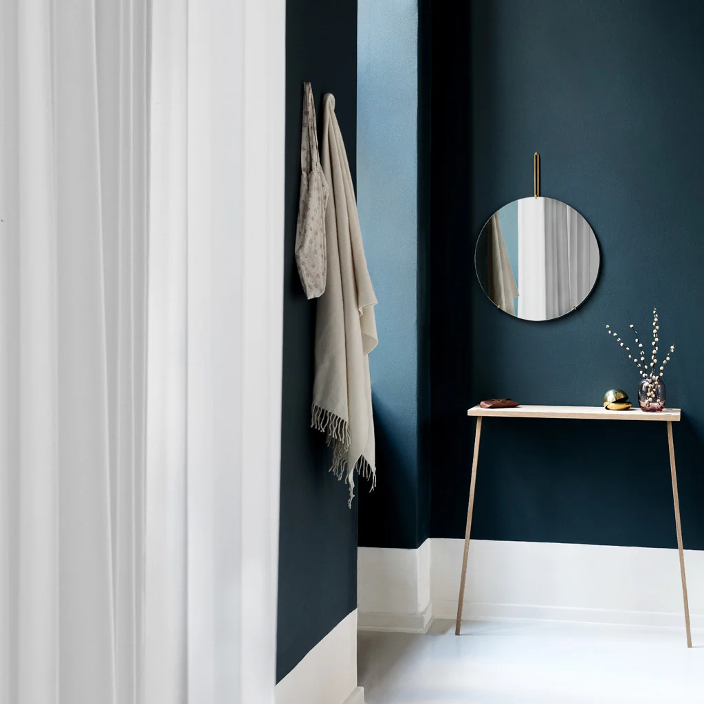 Moebe Wall Mirror Round Brass Ø70cm - Image 6